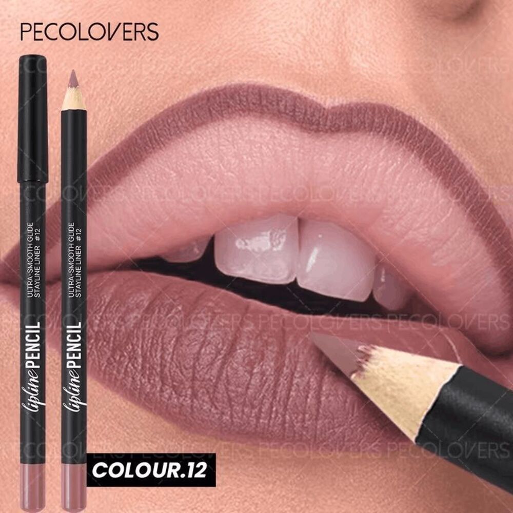 Lip Liner Matte Waterproof 2-in-1 Lip Pencil and Lipstick